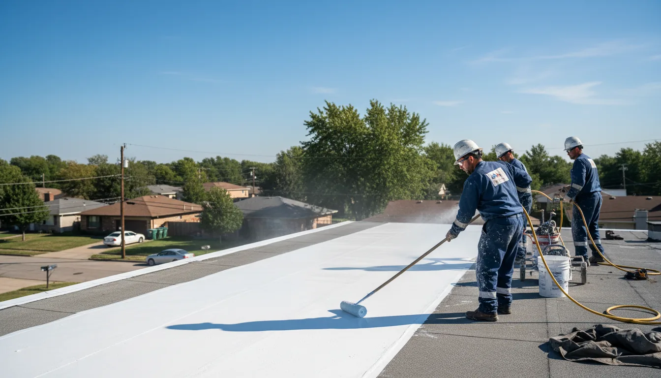Commercial roof coating in Lyndora, PA near me